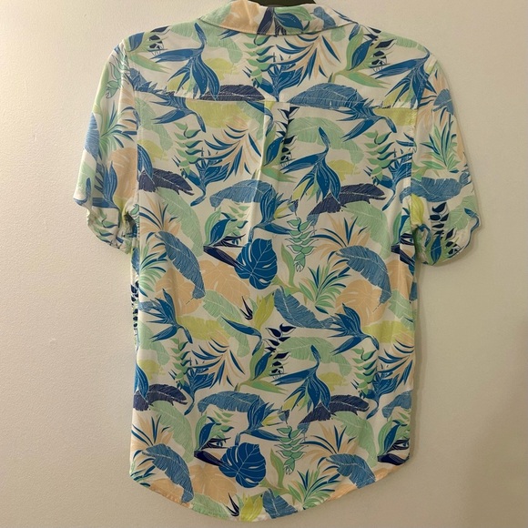 Cat & Jack Hawaiian Leaf Summer Shirt XL Polo Tropical Unisex Casual‎ - Picture 2 of 7